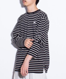GEVACO | 【GEVACO/ゲバコ】ベーシックロングTシャツ ロンT ボーダー(Tシャツ/カットソー)