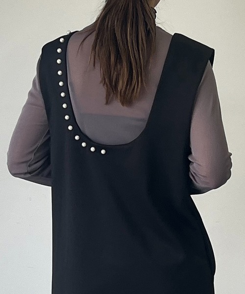 un dix cors（アンディコール）の「シアータートル（Tシャツ/カットソー・レディース・オフホワイト/ブラック/グレー/レッド・FREE）」の16枚目の写真