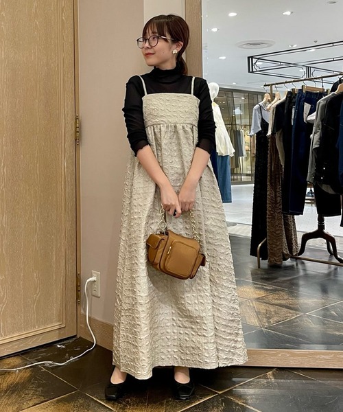 un dix cors（アンディコール）の「シアータートル（Tシャツ/カットソー・レディース・オフホワイト/ブラック/グレー/レッド・FREE）」の13枚目の写真