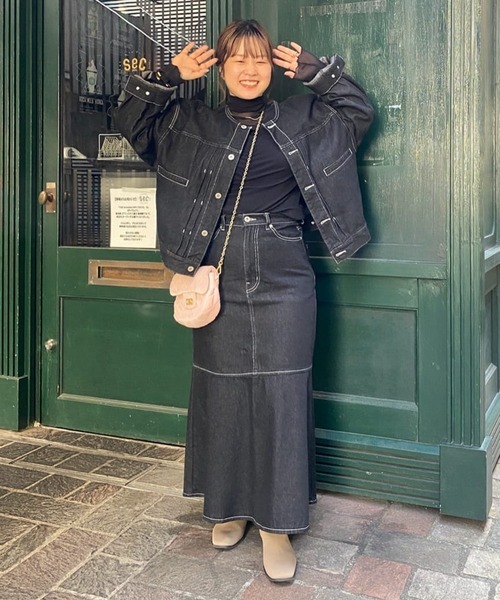 un dix cors（アンディコール）の「シアータートル（Tシャツ/カットソー・レディース・オフホワイト/ブラック/グレー/レッド・FREE）」の9枚目の写真