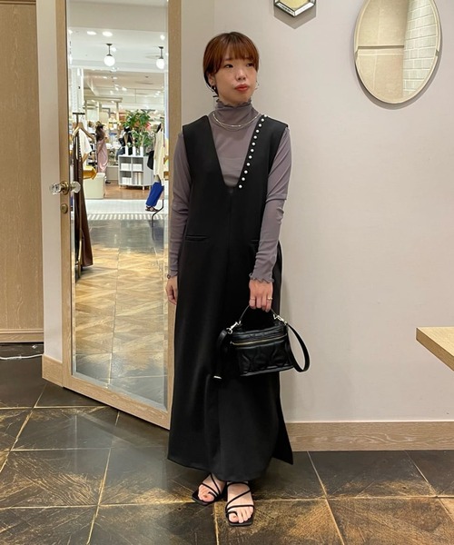 un dix cors（アンディコール）の「シアータートル（Tシャツ/カットソー・レディース・オフホワイト/ブラック/グレー/レッド・FREE）」の12枚目の写真