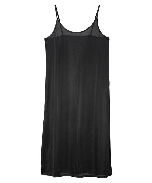 Green　Parks（グリーンパークス）の「静電気防止インナーキャミワンピース（インナーウェア/肌着・レディース・ベージュ/ブラック・FREE）」の13枚目の写真