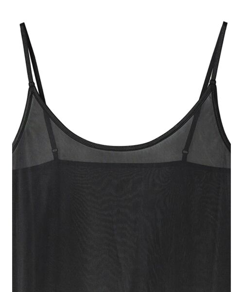 Green　Parks（グリーンパークス）の「静電気防止インナーキャミワンピース（インナーウェア/肌着・レディース・ベージュ/ブラック・FREE）」の4枚目の写真