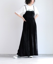 cepo | バックリボンベロアキャミワンピース(ワンピース)