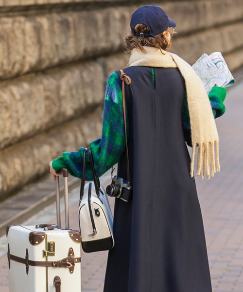 BONLECILL(ボンルシール)の「シャギーボリュームマフラー(マフラー・レディース・ブラック/クリーム/グレー/イエロー/ブルー/ピンク/グリーン・FREE)」の21枚目の写真