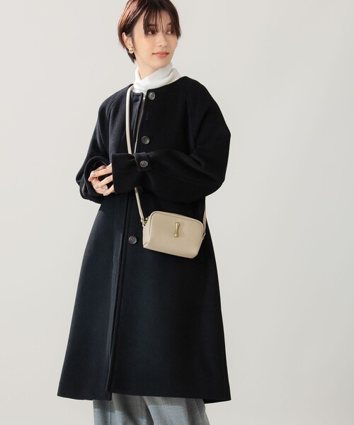 B:MING by BEAMS（ビーミングバイビームス）の「B:MING by BEAMS / ウール ノーカラーコート（ノーカラーコート・レディース・ブラック/ベージュ・SMALL/MEDIUM）」の11枚目の写真
