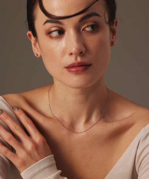 CENE（セネ）の「【CENE】セネ/リーフスライドチェーンネックレス（ネックレス・レディース・ゴールド/シルバー・FREE）」の6枚目の写真