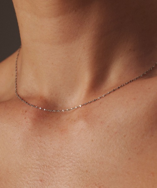 CENE（セネ）の「【CENE】セネ/リーフスライドチェーンネックレス（ネックレス・レディース・ゴールド/シルバー・FREE）」の9枚目の写真