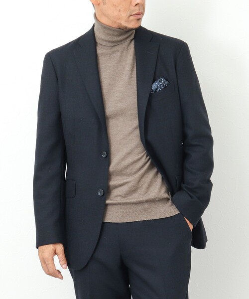 NOLLEY'S goodman（ノーリーズグッドマン）の「《セットアップ対応》ツイード テーラードジャケット（テーラードジャケット・メンズ・チャコールグレー/グレー/ネイビー/ブルー系その他/ベージュ系その他・S/M/L/XL）」の4枚目の写真