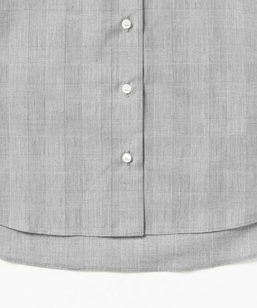 Ray BEAMS(レイビームス)の「RBS / グレンチェック リボンカフス ブラウス(シャツ/ブラウス・レディース・グレー・0/1)」の14枚目の写真