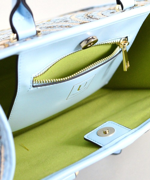 U（ユー）の「ペイズリー ジュリアングル トートバッグ Mサイズ（トートバッグ・レディース・ブルー/ベージュ/グリーン系その他/クリーム/ネイビー/ライトブルー・FREE）」の13枚目の写真