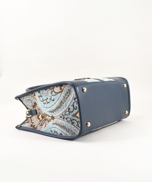U（ユー）の「ペイズリー ジュリアングル トートバッグ Mサイズ（トートバッグ・レディース・ブルー/ベージュ/グリーン系その他/クリーム/ネイビー/ライトブルー・FREE）」の17枚目の写真