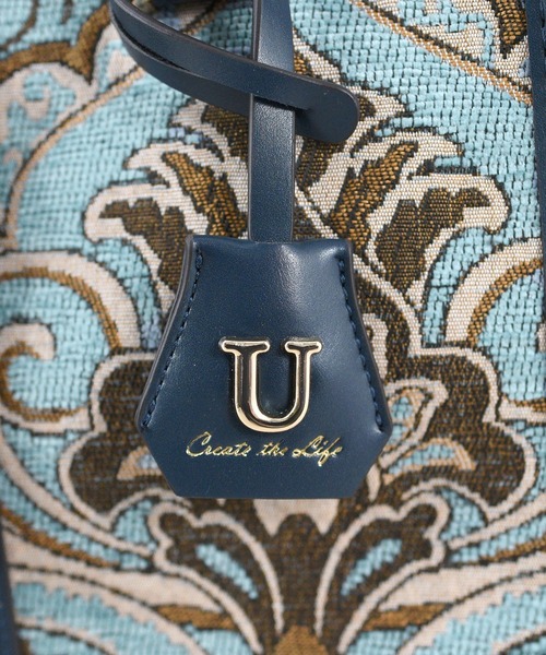 U（ユー）の「ペイズリー ジュリアングル トートバッグ Mサイズ（トートバッグ・レディース・ブルー/ベージュ/グリーン系その他/クリーム/ネイビー/ライトブルー・FREE）」の20枚目の写真