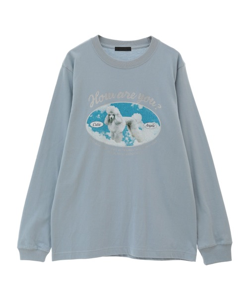 【セール】HOLIDAY PUPPY L/S Tシャツ（Tシャツ/カットソー）｜Candy Stripper（キャンディストリッパー）