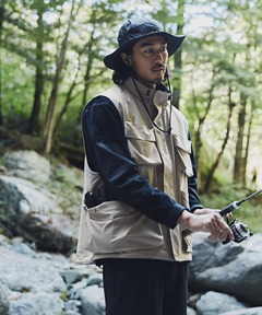 【美品】 +phenix ゴアテックス ベスト L フリークスストア別注 フリークスストア ＋Phenix ゴアテックス ダウンベスト L