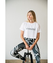 emmi atelier - cherry ❋ emmi yoga　フォトTシャツ emmiがリサイクル素材を使用したTシャツを発売