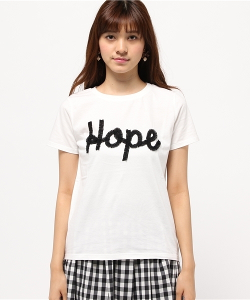 JILL STUART（ジルスチュアート）の「ベニタ Tシャツ（Tシャツ/カットソー・レディース・ホワイト/ブラック・FREE）」の11枚目の写真