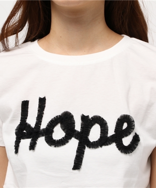 JILL STUART（ジルスチュアート）の「ベニタ Tシャツ（Tシャツ/カットソー・レディース・ホワイト/ブラック・FREE）」の8枚目の写真