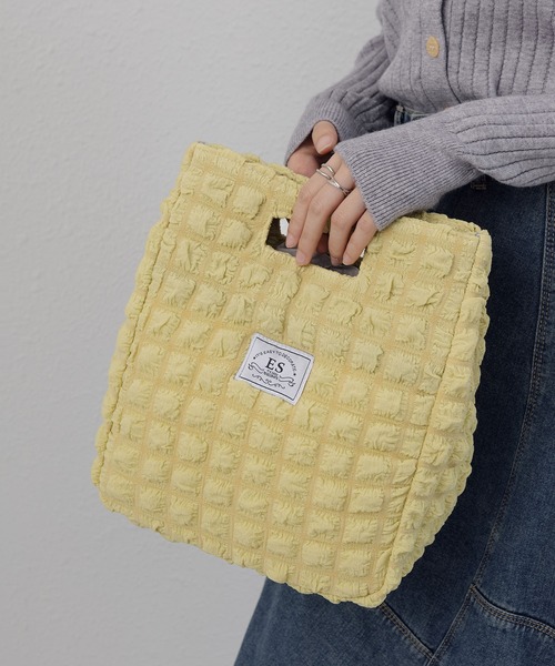 LA VORAGINE（ラ ヴォラジネ）の「【保温･保冷】ポップコーン ランチバッグ/お弁当バッグ（お弁当箱・レディース・イエロー/ブラウン/ホワイト・FREE）」の12枚目の写真