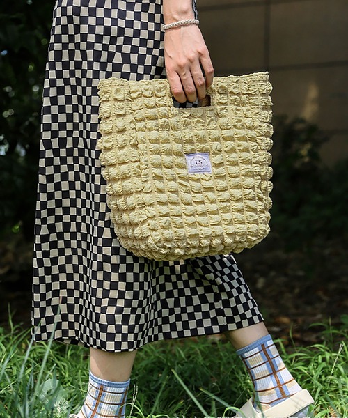 LA VORAGINE（ラ ヴォラジネ）の「【保温･保冷】ポップコーン ランチバッグ/お弁当バッグ（お弁当箱・レディース・イエロー/ブラウン/ホワイト・FREE）」の13枚目の写真