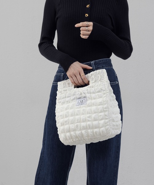 LA VORAGINE（ラ ヴォラジネ）の「【保温･保冷】ポップコーン ランチバッグ/お弁当バッグ（お弁当箱・レディース・イエロー/ブラウン/ホワイト・FREE）」の15枚目の写真