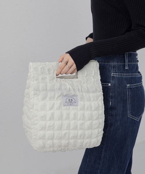 LA VORAGINE（ラ ヴォラジネ）の「【保温･保冷】ポップコーン ランチバッグ/お弁当バッグ（お弁当箱・レディース・イエロー/ブラウン/ホワイト・FREE）」の16枚目の写真