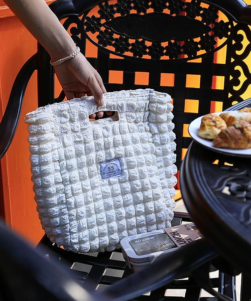 LA VORAGINE（ラ ヴォラジネ）の「【保温･保冷】ポップコーン ランチバッグ/お弁当バッグ（お弁当箱・レディース・イエロー/ブラウン/ホワイト・FREE）」の18枚目の写真