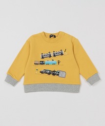 電車アップリケトレーナー