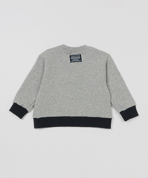 kladskap（クレードスコープ）の「電車アップリケトレーナー（スウェット・キッズ・トップグレー/グリーン/マスタード・90cm/100cm/120cm/80ｃｍ/110cm）」の4枚目の写真