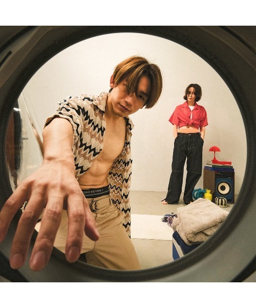 BROS by WACOALMEN（ブロスバイワコールメン）の「ボクサーパンツ　「STUDIO SEVENコラボ」　「PANTS HOLIC」（ボクサーパンツ・メンズ・ブラック/オレンジ・S～LL）」の3枚目の写真