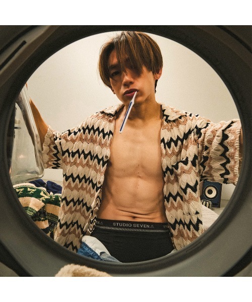 BROS by WACOALMEN（ブロスバイワコールメン）の「ボクサーパンツ　「STUDIO SEVENコラボ」　「PANTS HOLIC」（ボクサーパンツ・メンズ・ブラック/オレンジ・S～LL）」の4枚目の写真