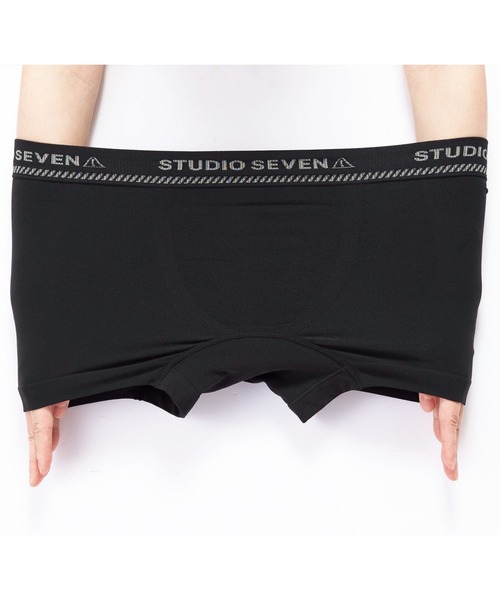 BROS by WACOALMEN（ブロスバイワコールメン）の「ボクサーパンツ　「STUDIO SEVENコラボ」　「PANTS HOLIC」（ボクサーパンツ・メンズ・ブラック/オレンジ・S～LL）」の12枚目の写真