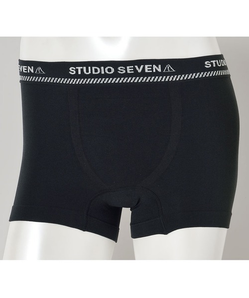 BROS by WACOALMEN（ブロスバイワコールメン）の「ボクサーパンツ　「STUDIO SEVENコラボ」　「PANTS HOLIC」（ボクサーパンツ・メンズ・ブラック/オレンジ・S～LL）」の10枚目の写真