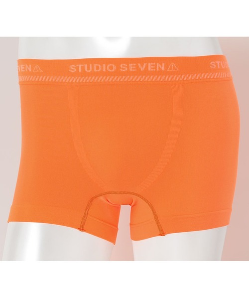 BROS by WACOALMEN（ブロスバイワコールメン）の「ボクサーパンツ　「STUDIO SEVENコラボ」　「PANTS HOLIC」（ボクサーパンツ・メンズ・ブラック/オレンジ・S～LL）」の15枚目の写真
