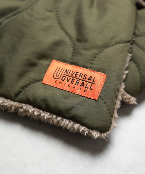 UNIVERSAL OVERALL(ユニバーサルオーバーオール)の「【72】【UNIVERSAL OVERALL】WAVEキルト差込マフラー(マフラー・レディース・オリーブ/ベージュ/ブラック・FREE)」の5枚目の写真