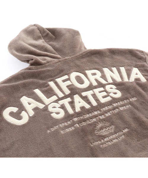 anap mimpi(アナップミンピ)の「コーデュロイ刺繍シャギーボアフーディー(パーカー・レディース・ピンクベージュ/モカ・FREE)」の22枚目の写真