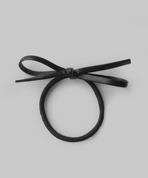 minia(ミニア)の「リボンポニー(ヘアゴム・レディース・シルバー/ブラック・FREE)」の3枚目の写真