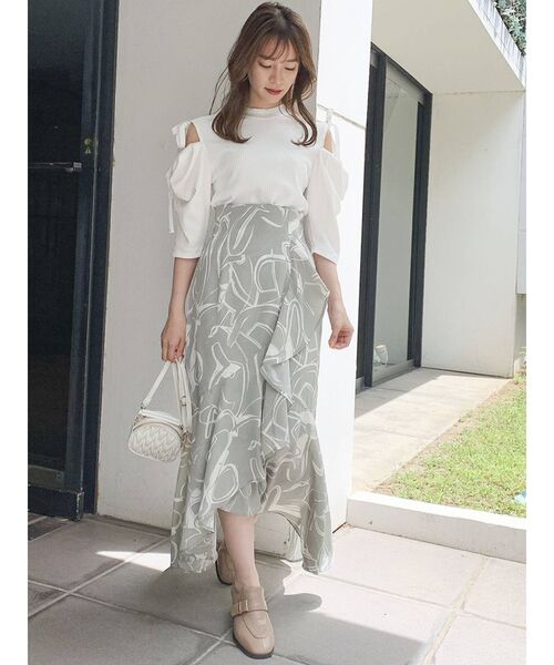 dazzlin（ダズリン）の「7分袖カットソー（Tシャツ/カットソー・レディース・ベージュ・FREE）」の14枚目の写真