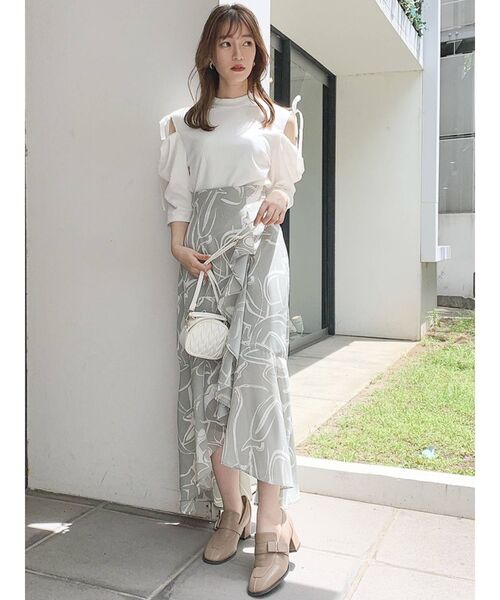 dazzlin（ダズリン）の「7分袖カットソー（Tシャツ/カットソー・レディース・ベージュ・FREE）」の8枚目の写真