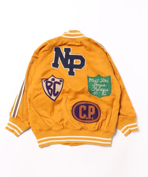 DENIMDUNGAREE ワッペンスタジャン　140 デニムダンガリー ワッペン ジャケット 140 Denim Dungaree デニム