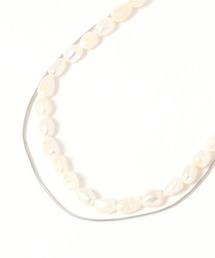 GLOBAL WORK | 2連淡水パールネックレス/985790(ネックレス)