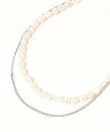 GLOBAL WORK（グローバルワーク）の「2連淡水パールネックレス/985790（ネックレス）」