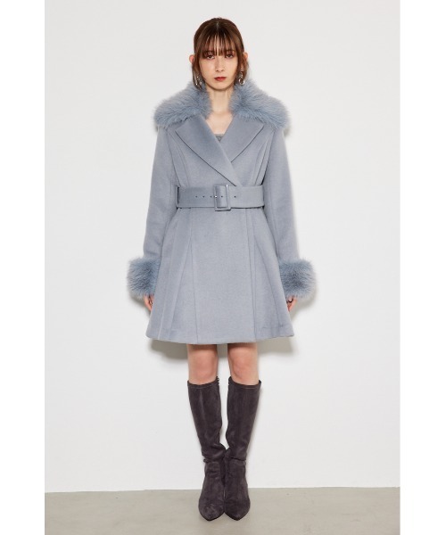 rienda（リエンダ）の「ウエストフィットエレガントマルチミニコート