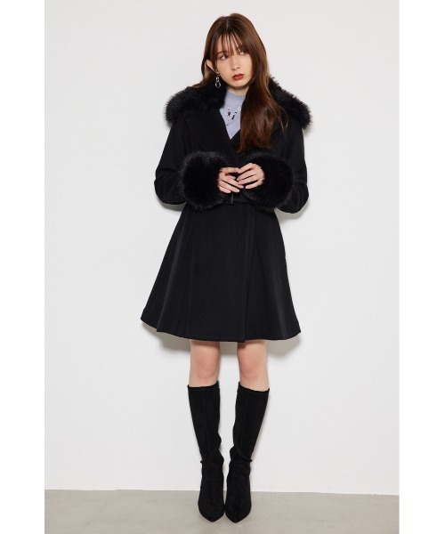 rienda（リエンダ）の「ウエストフィットエレガントマルチミニコート