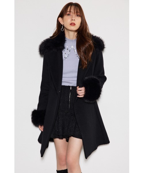 rienda（リエンダ）の「ウエストフィットエレガントマルチミニコート