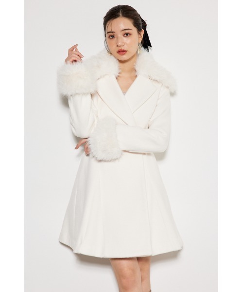 rienda（リエンダ）の「ウエストフィットエレガントマルチミニコート