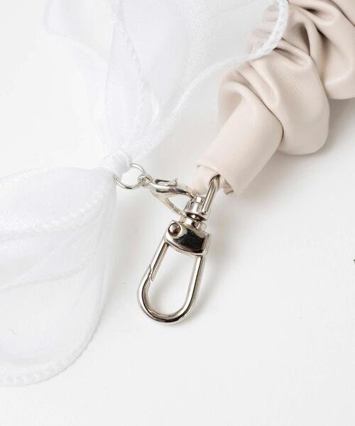 WEGO（ウィゴー）の「WEGO/セットリボンPUストラップ（スマホグッズ・レディース・ブラック/ホワイト・FREE）」の6枚目の写真