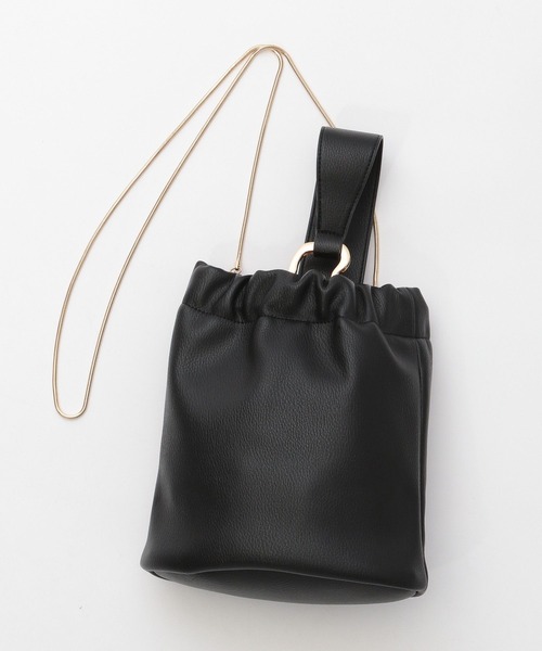 A part by(アパートバイ)の「≪追加3≫カナグツキワンハンドルバッグ(ショルダーバッグ・レディース・オフホワイト/ブラック/シルバー/ライトベージュ・FREE)」の8枚目の写真