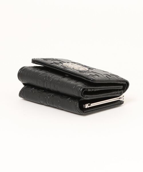 GYDA(ジェイダ)の「GYDA(ジェイダ) / 口金ミニ財布 コンパクト GY-W212 EMBOSS(財布・レディース・ベージュ/ブラック/ピンク・FREE)」の5枚目の写真