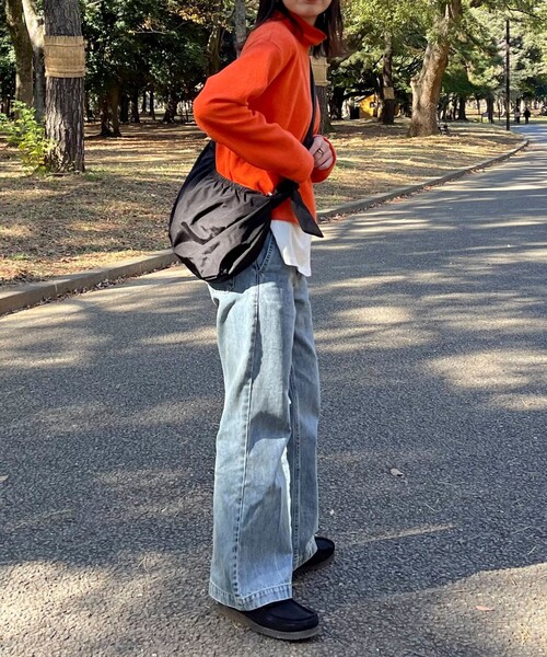 fredy emue（フレディエミュ）の「ニットソーハイネックプルオーバー（Tシャツ/カットソー・レディース・チャコールグレー/オレンジ/グレー/オフホワイト・38）」の13枚目の写真